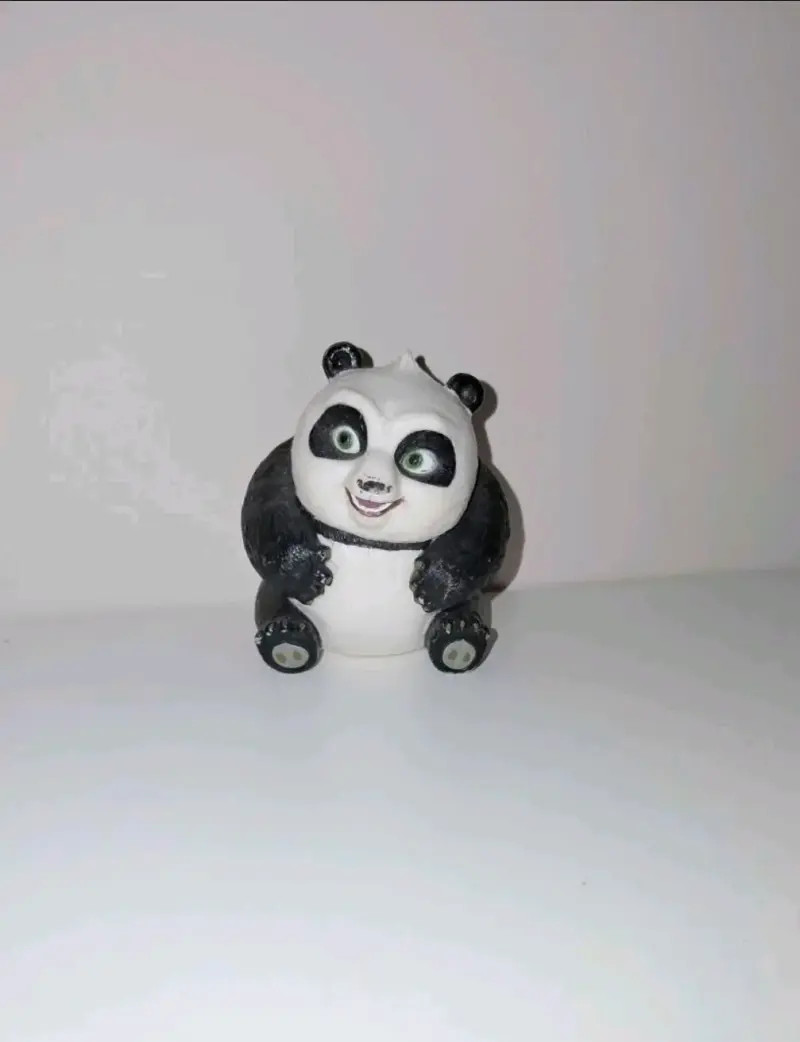 Figura decorativa de panda