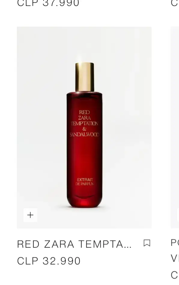 Perfume Red Zara Temptation & Sandalwood 50ml - 1