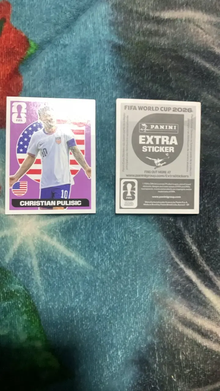 Láminas Panini FIFA 2026 Christian Pulisic y Florian Wirtz - 3