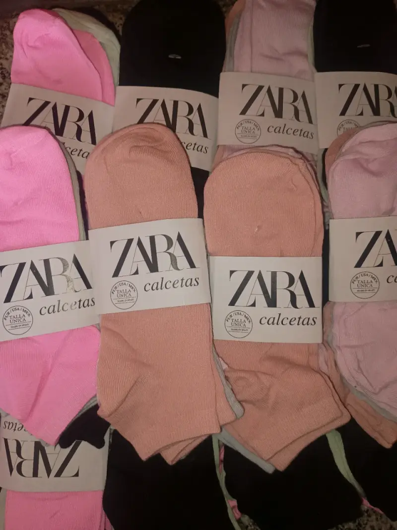 2 Tripack de calcetas en colores pastel (6 Pares) - 1