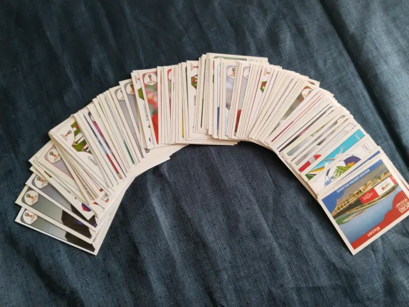 Lote de 100 láminas mundial Rusia 2018(sin repetir - 2