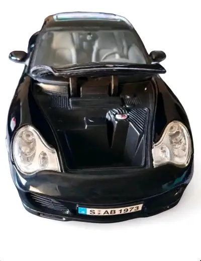 Modelo a escala Porsche 911 negro - miniatura 2