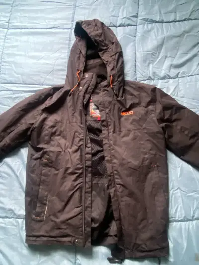 Chaqueta impermeable +8000 para hombre con capucha - miniatura 1
