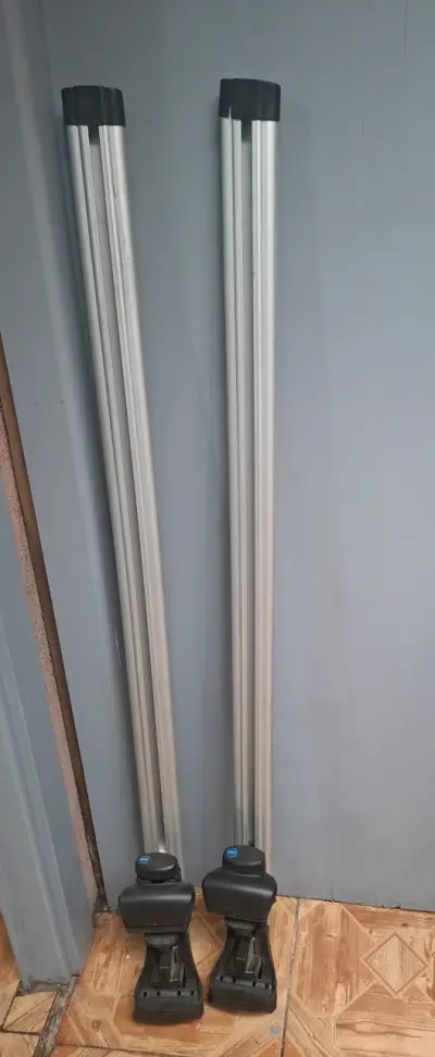 Barras portaequipaje de aluminio para auto 122cm - miniatura 1
