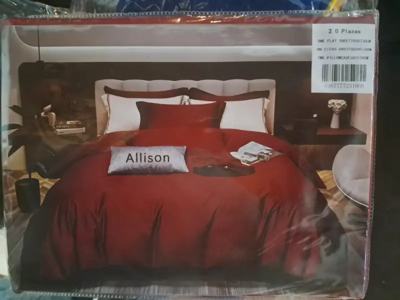 Juego de sábanas Allison 2 plazas en varios colores - 2