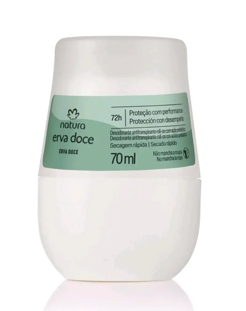 Desodorante Natura Erva Doce Roll-On 70ml - 2