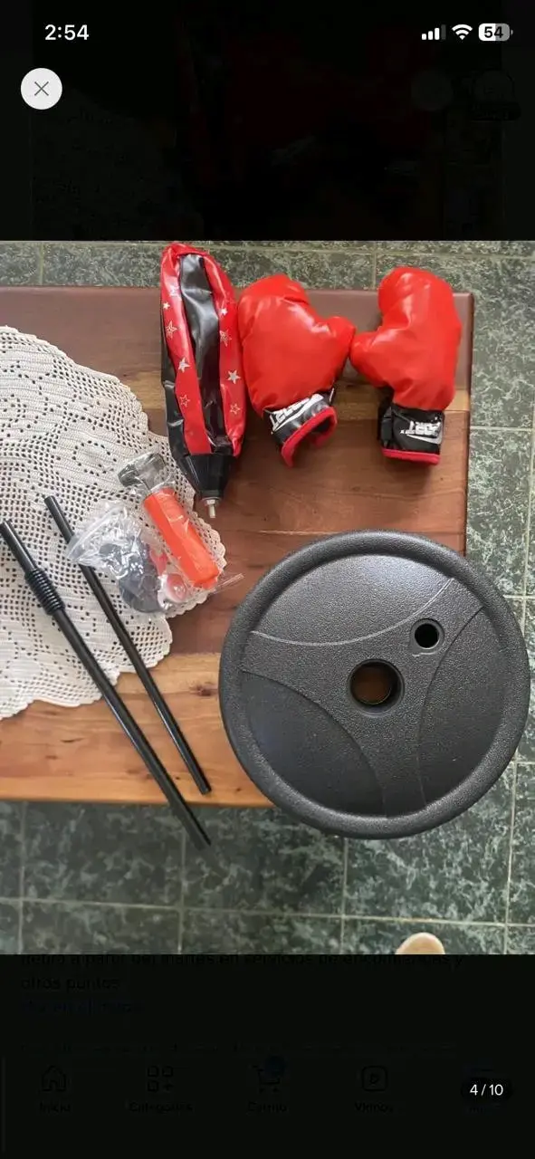 Set de boxeo infantil, guantes, pera y base - 2