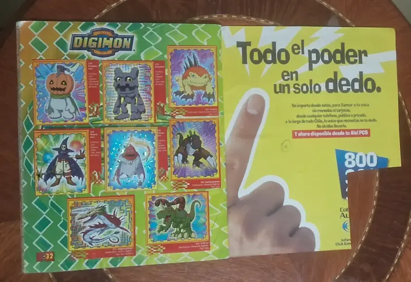 ÁLBUM ORIGINAL DIGIMON SALO 1999-2000 - 5