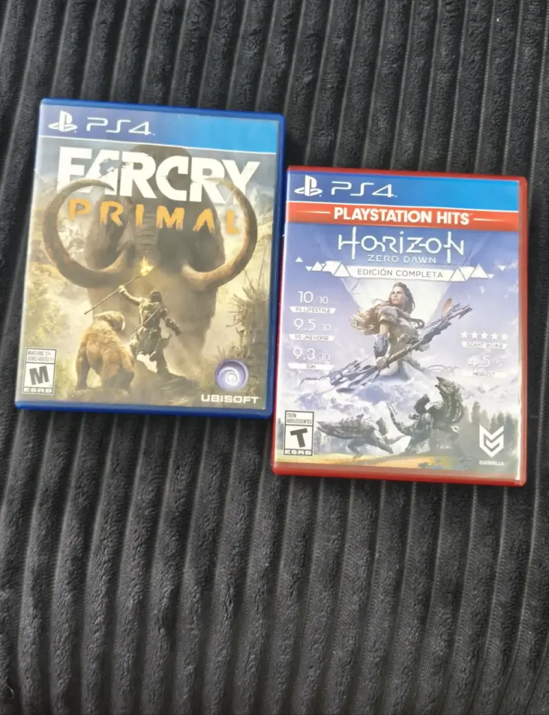 Pack juegos PS4 Far Cry Primal y Horizon Zero Dawn