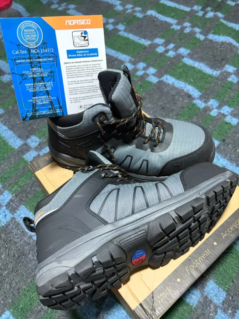 Botas de seguridad Norseg impermeables grises - 1