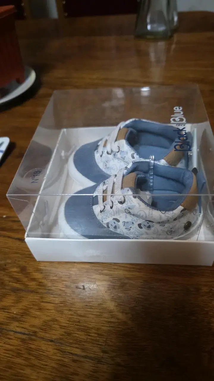 Zapatillas para bebé Black & Blue en caja - 2