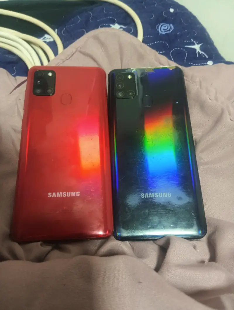 Dos teléfonos Samsung Galaxy A21s en buen estado - 1