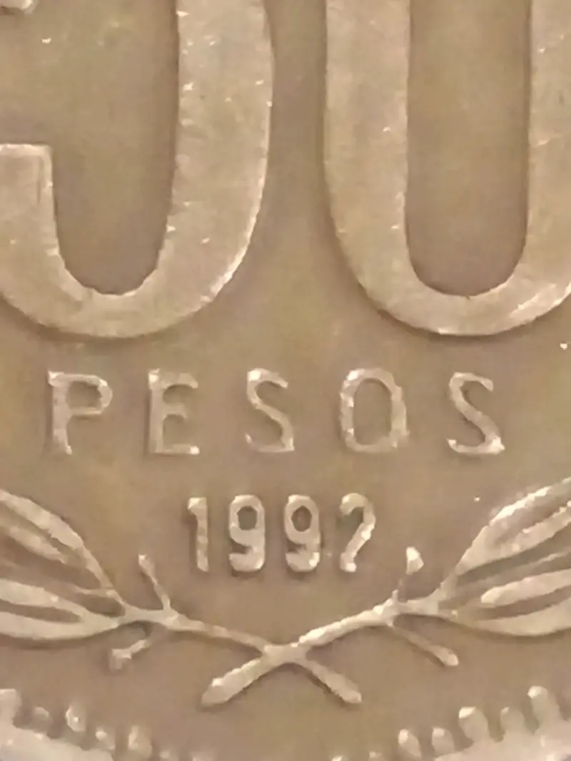 Moneda chilena de 50 pesos de 1992 - 2