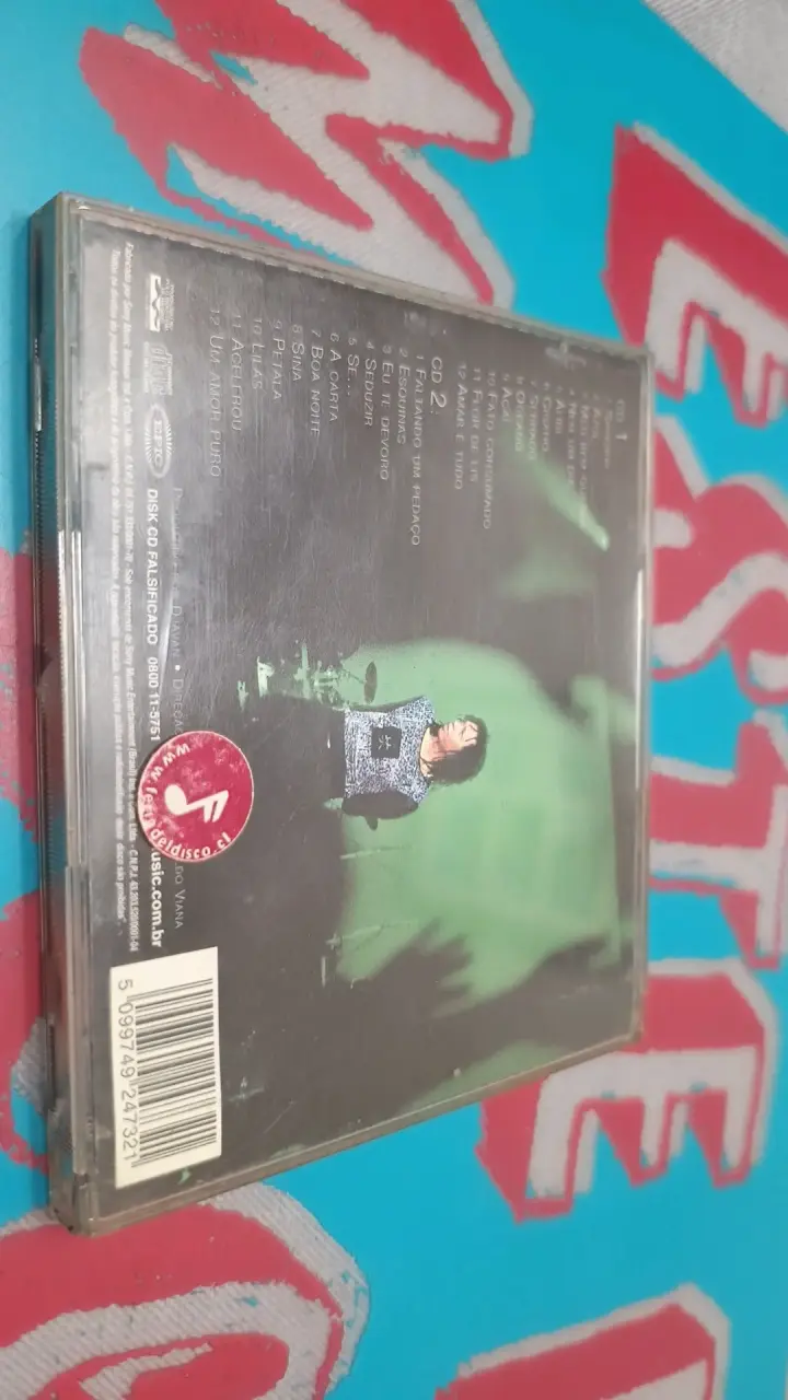 CD Djavan Ao Vivo Volumen 1 y 2 - 4