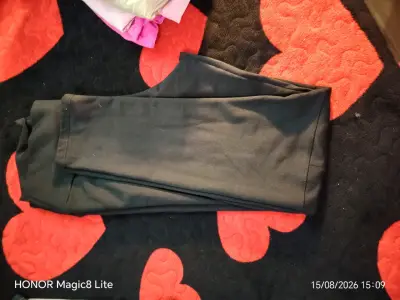 Pantalones térmicos negros para mujer - miniatura 2