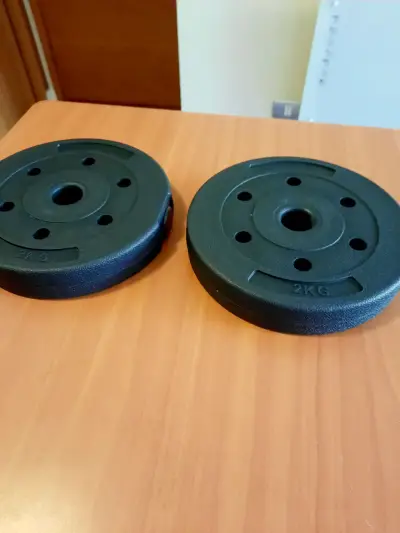 Discos de pesas 4 kg para entrenamiento - miniatura 2