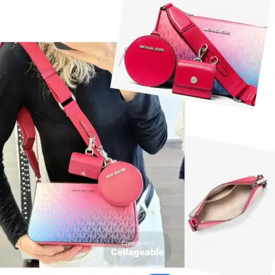 Cartera Michael Kors degradé con accesorios - miniatura 1