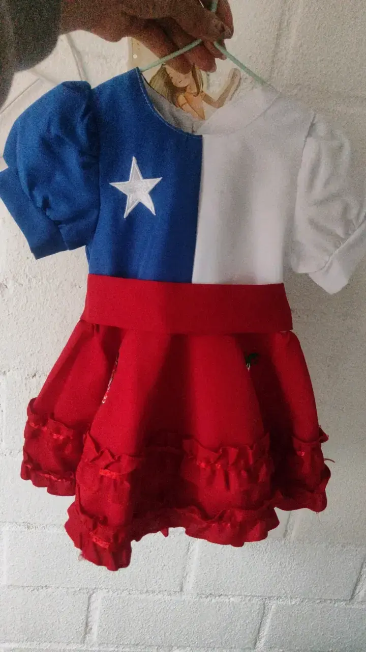 Vestido de niña chinita talla 2 - 1