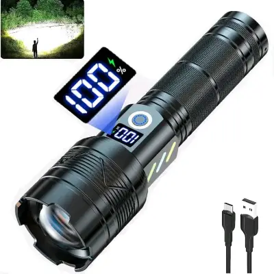 Linterna LED recargable NuoDake 500W - miniatura 1