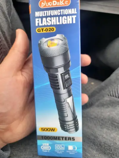 Linterna LED recargable NuoDake 500W - miniatura 3