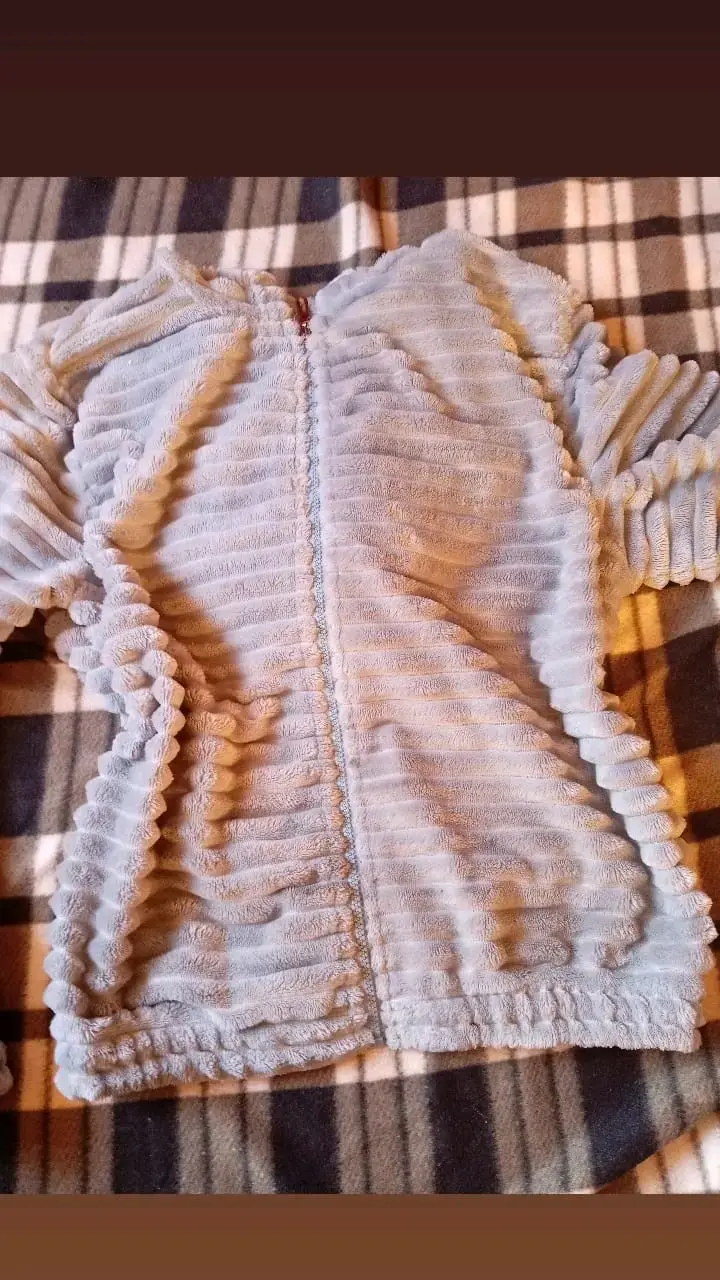 Chaqueta de felpa reversible para mujer - 1