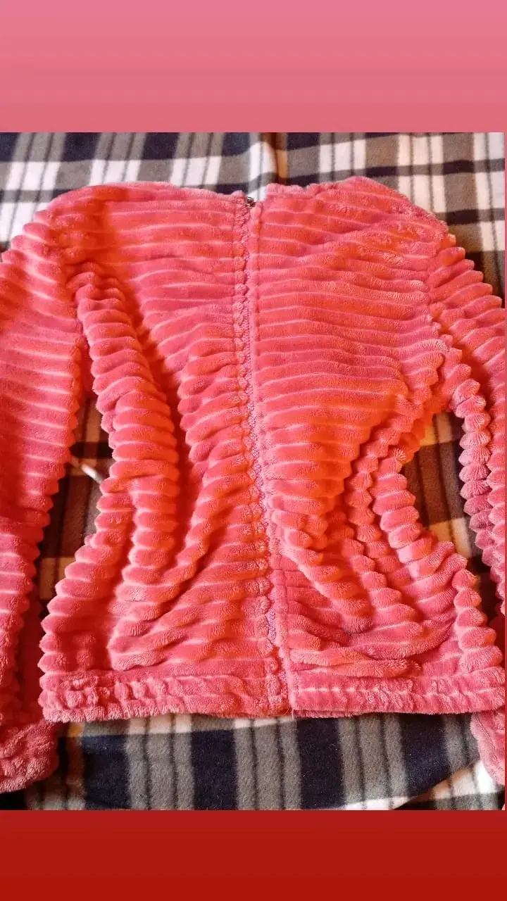 Chaqueta de felpa reversible para mujer - 2