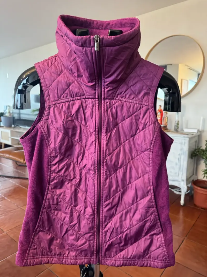 Chaleco sin mangas Columbia morado para mujer