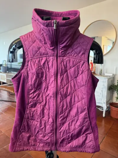 Chaleco sin mangas Columbia morado para mujer - miniatura 1