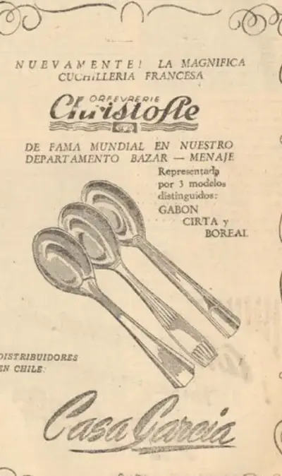 Cubiertos antiguos Christofle de plata - miniatura 4