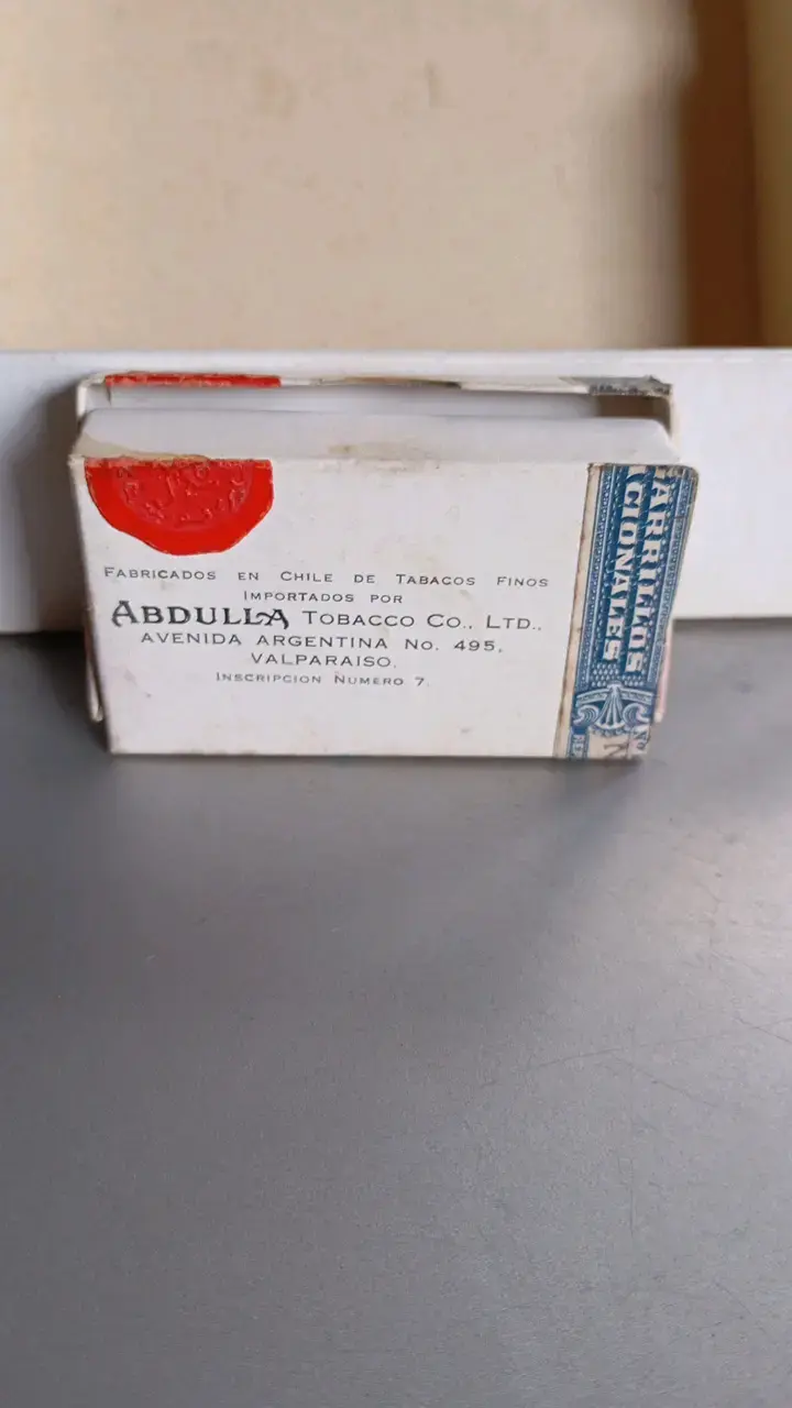 Caja de cigarrillos vintage Abdulla Egipcios No. 28 - 3