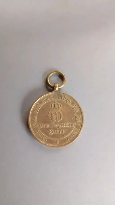 Medalla conmemorativa de 1870-1871 en bronce - miniatura 1
