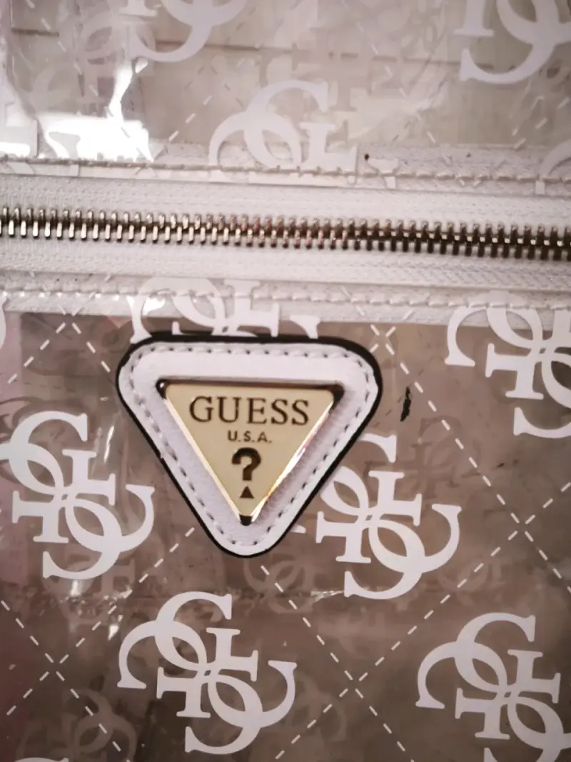 Mochila transparente Guess con logo - 2