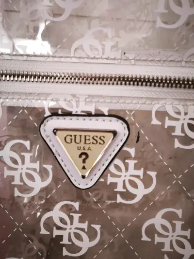 Mochila transparente Guess con logo - miniatura 2