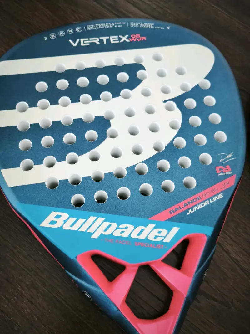 Pala de pádel Bullpadel Vertex Junior V2R azul - 3