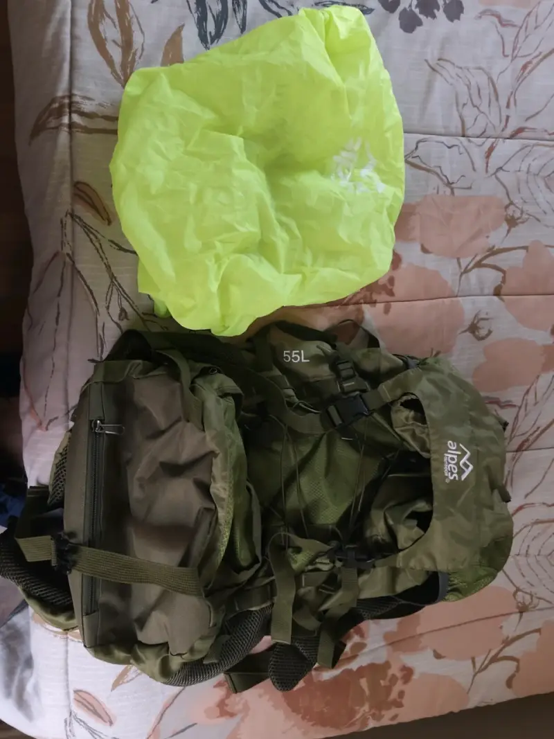 Mochila de senderismo Alpes Outdoor 55L verde - 2