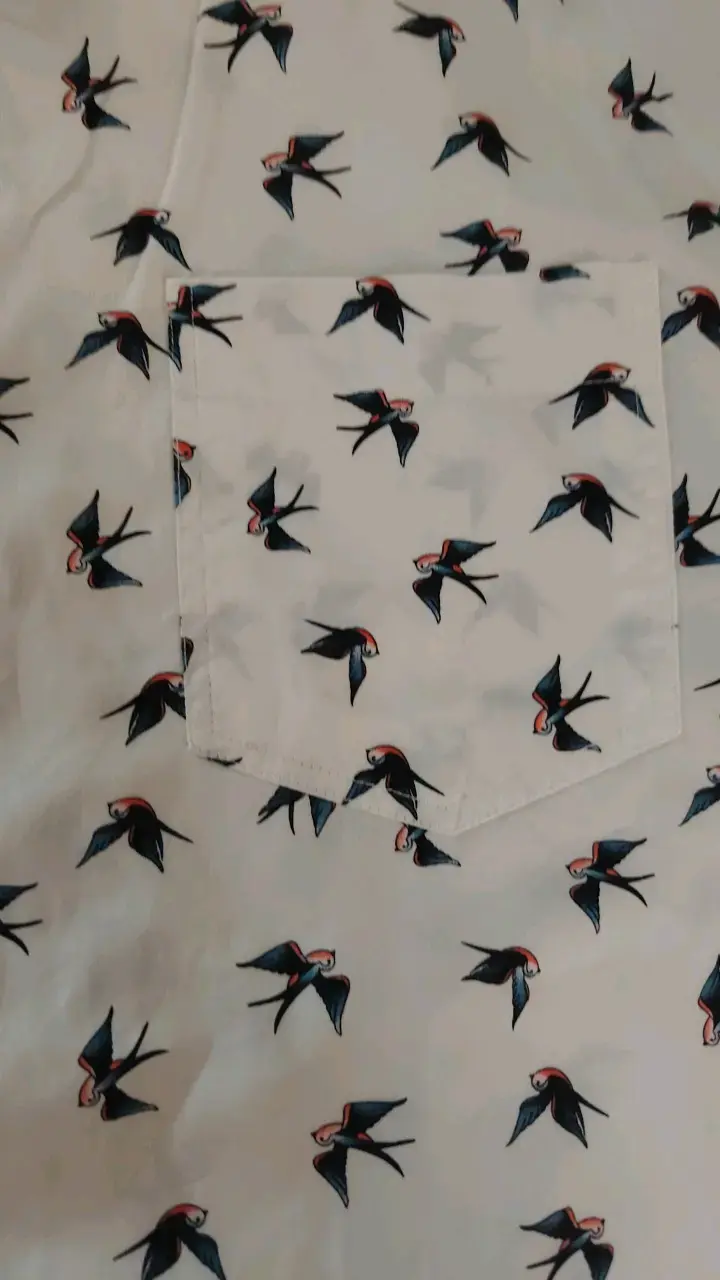 Camisa Fashion Spark con estampado de aves - 3