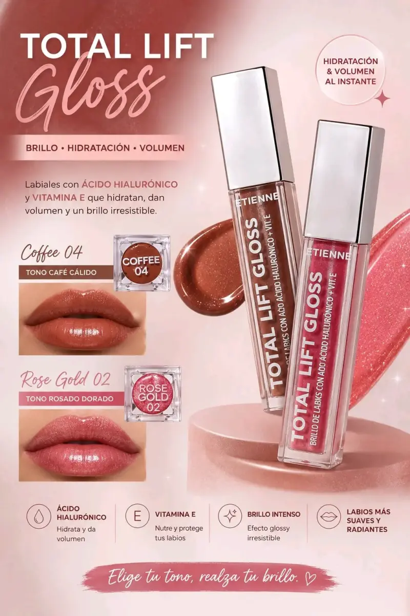 Brillo Labial Total Lift Gloss Etienne