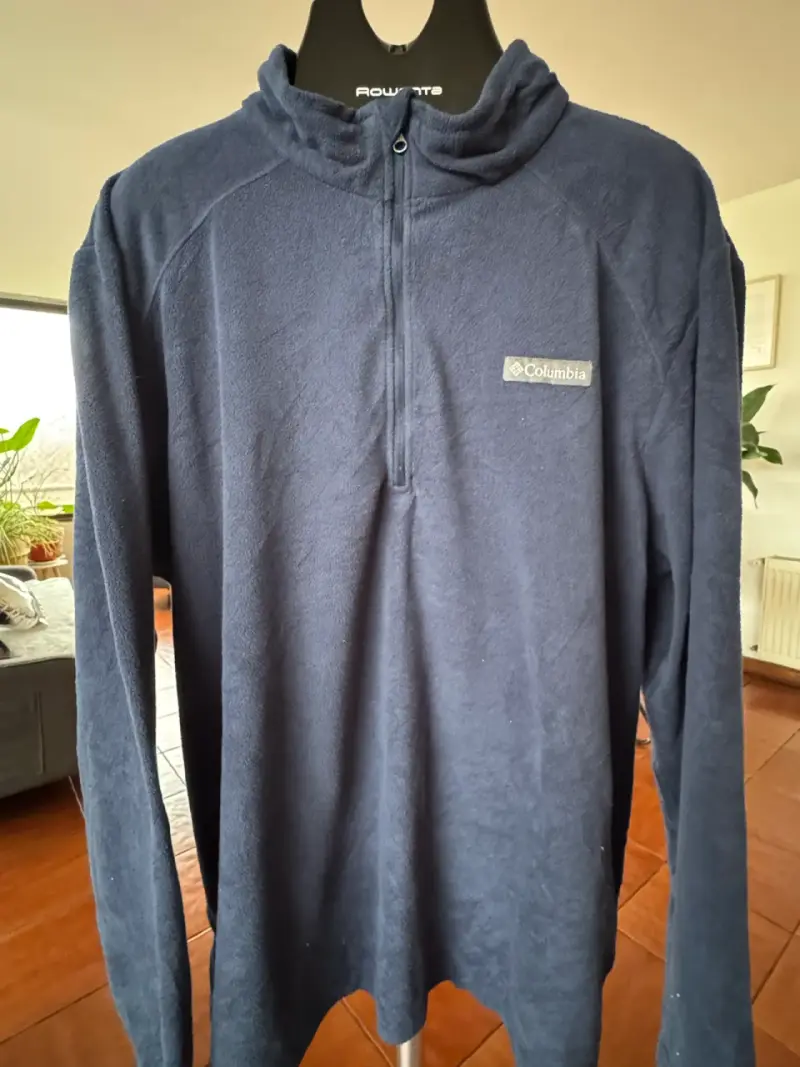 Polar azul Columbia para hombre halfzip - 1