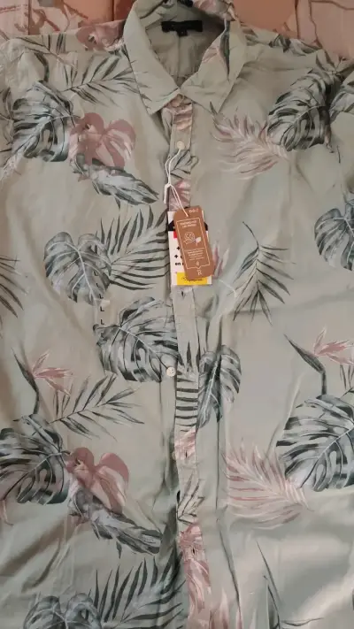 Camisa estampada de hojas Regatta talla L - miniatura 1