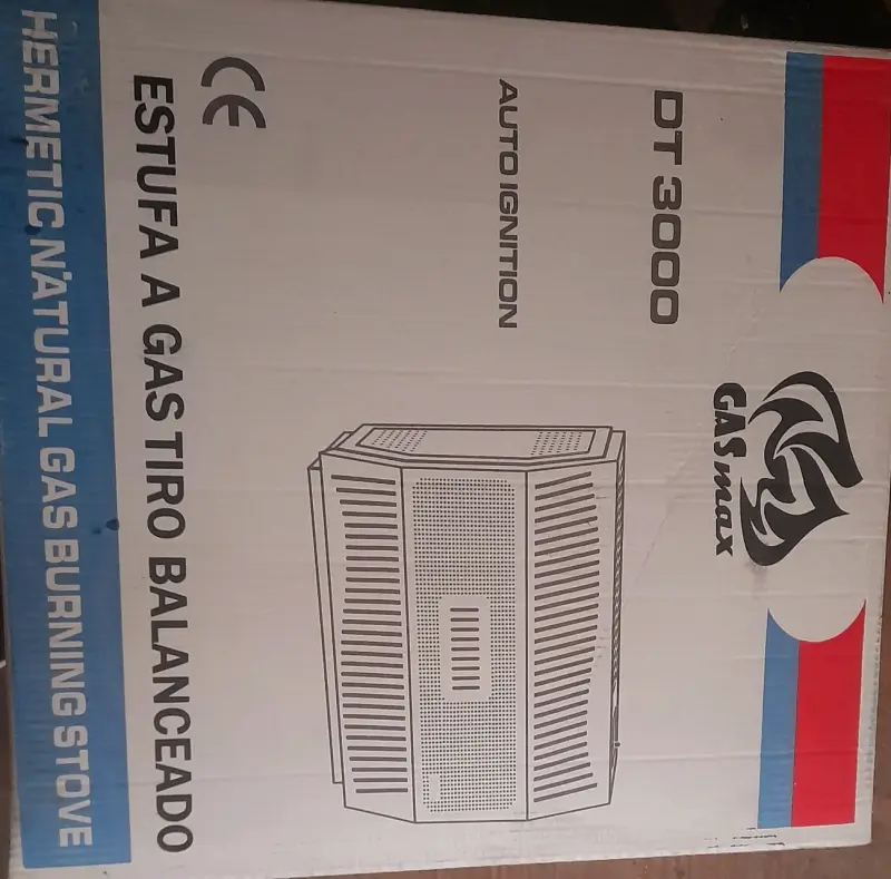 Estufa a gas tiro balanceado GASmax DT 3000 - 2