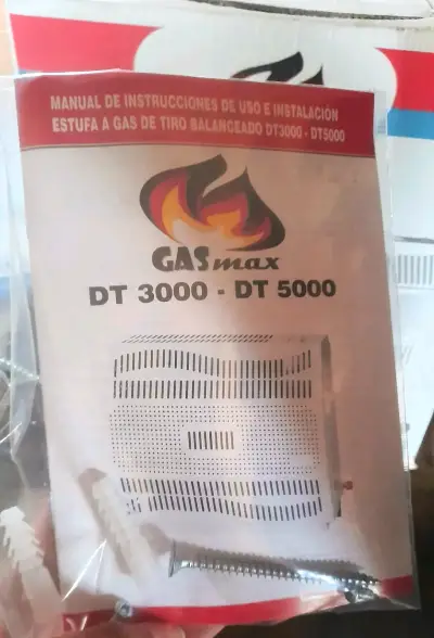 Estufa a gas tiro balanceado GASmax DT 3000 - miniatura 4