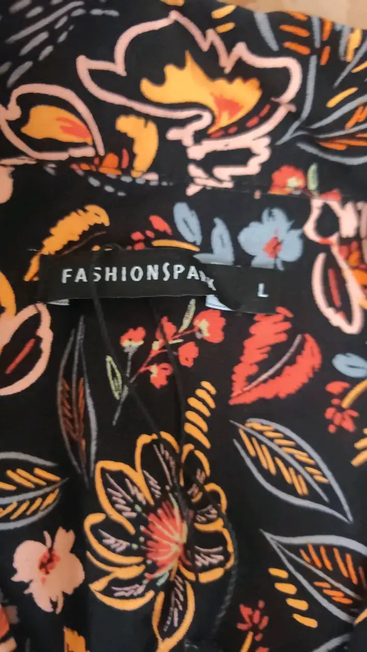 Blusa floral de manga larga FashionSpanel - 2