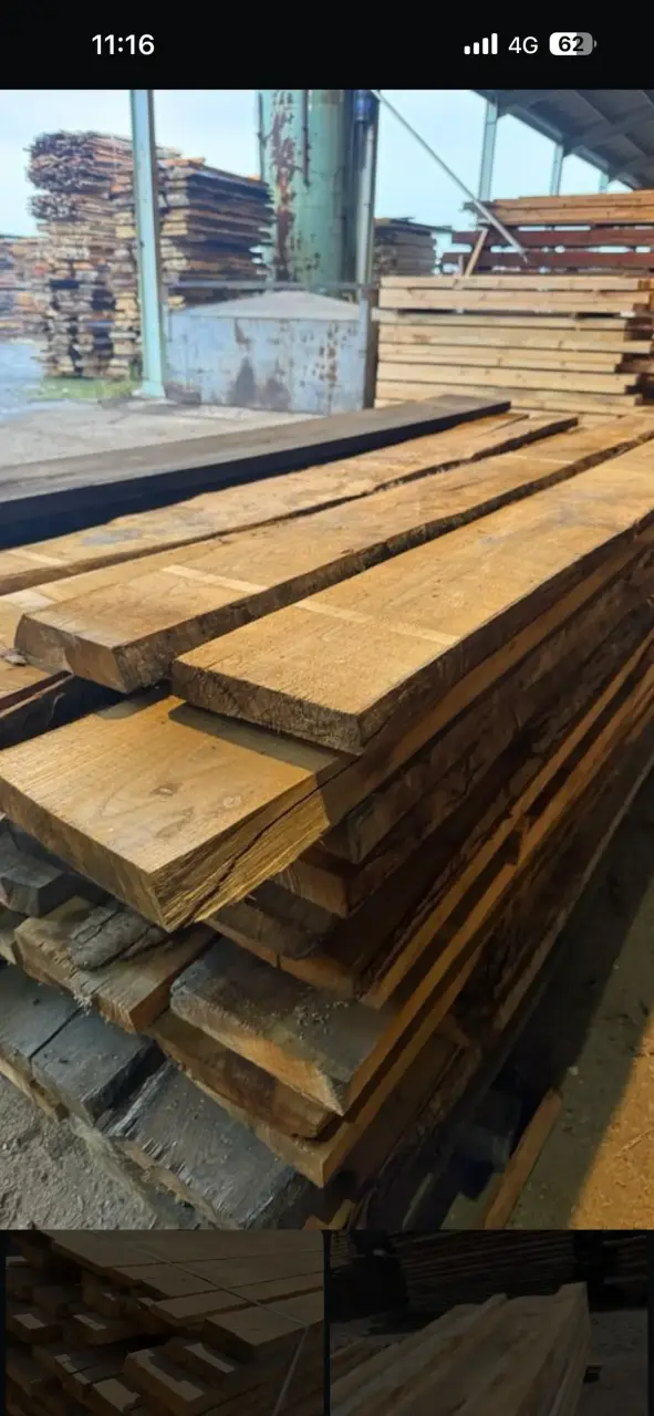 Tablas de castaño seco