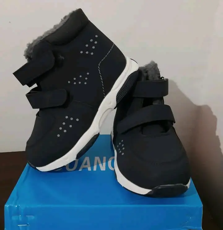 Botines de invierno para niños con forro interior