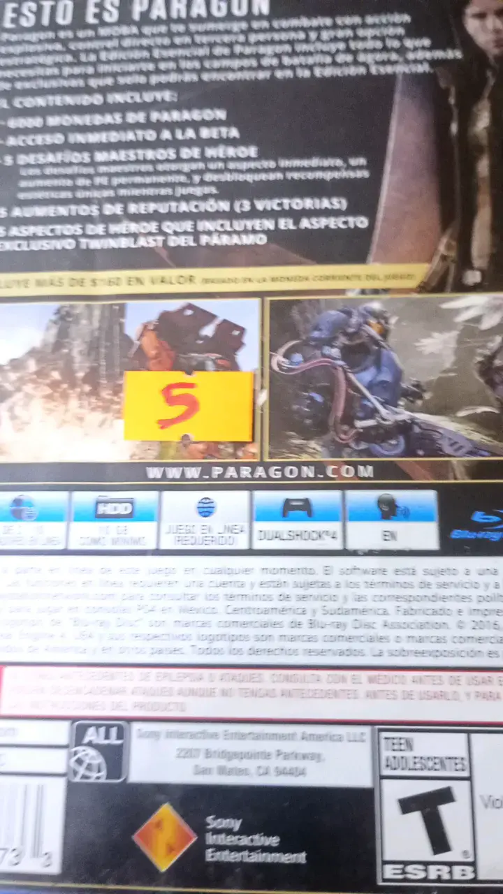 Juego PS4 Paragon Edición Esencial - 2