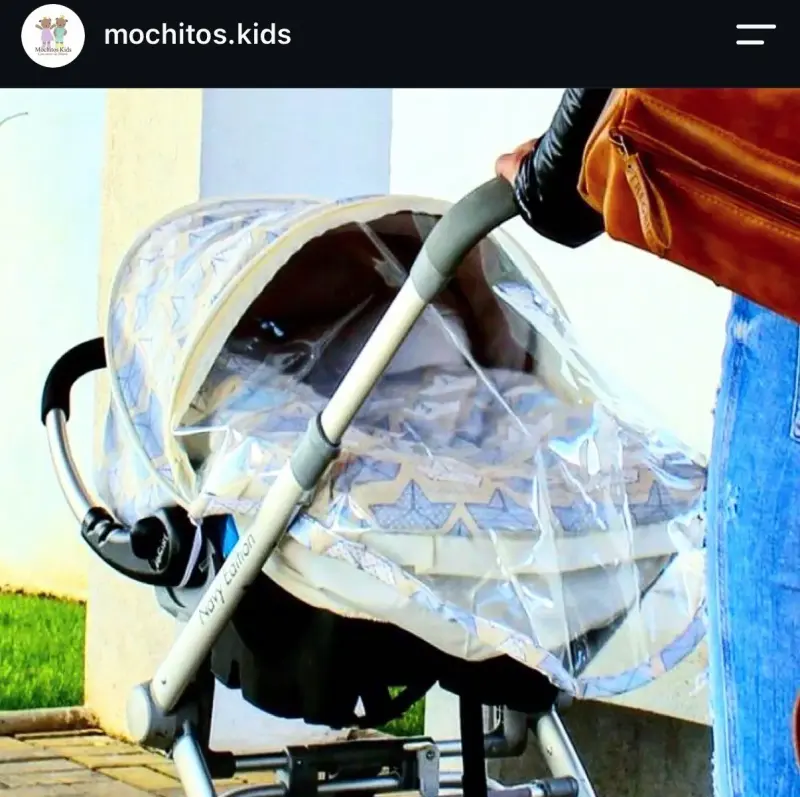Cubre coche de bebé Mochitos Kids con diseño de ovejas - 2