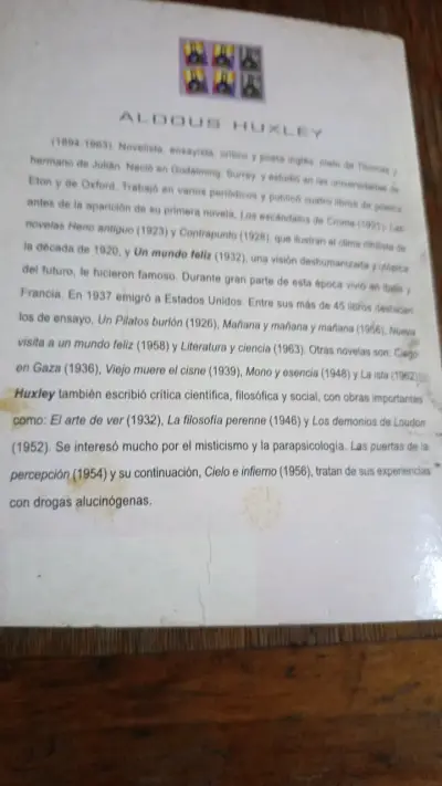 Libro Un Mundo Feliz de Aldous Huxley - miniatura 3