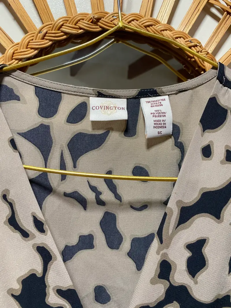 Blusa estampada Covington de manga larga - 2