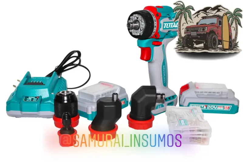 Combo 10En1 Taladro MultiCabezal x4 Intercambiable - 3
