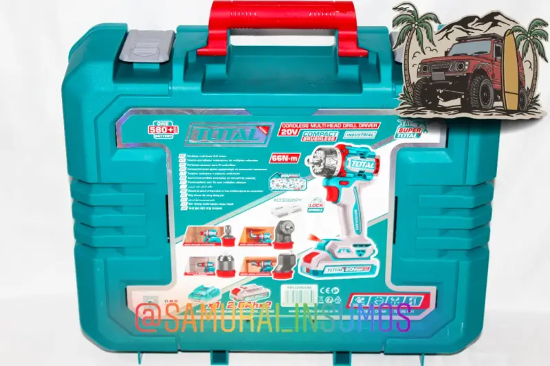 Combo 10En1 Taladro MultiCabezal x4 Intercambiable - 4